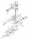 Transmission Diagram and Parts List for 2002 Yard Machines Lawn Tractor